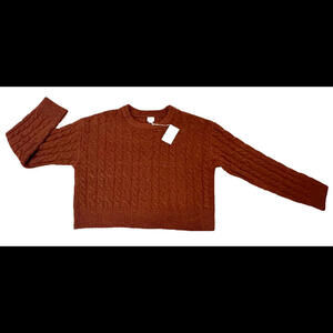 Sweater A NEW DAY Cable Knit Size X-LARGE MSRP $32.00